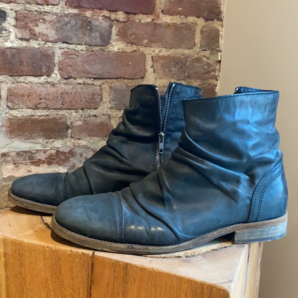 All Saints Jacks Place Leather Boots | US 10.5